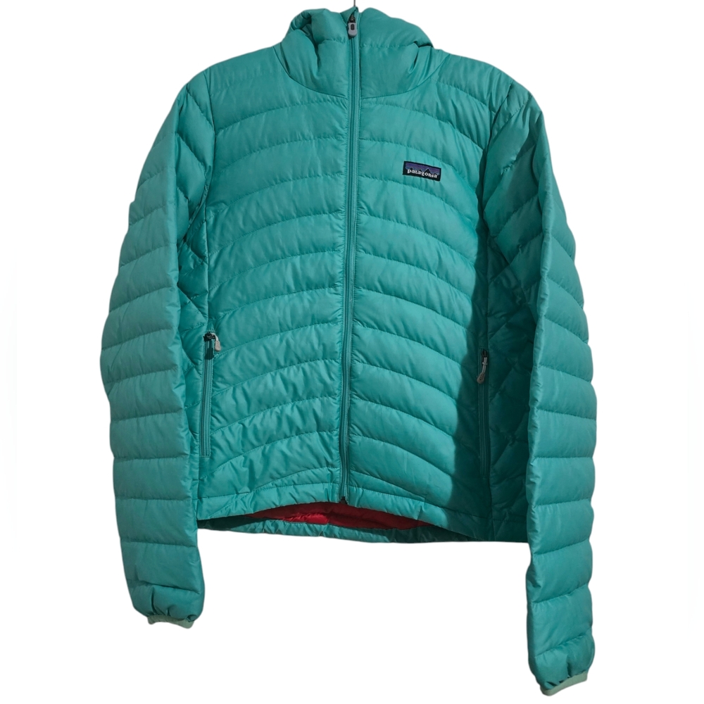EUC Patagonia Down Sweater‎ Hoody Seafoam size S